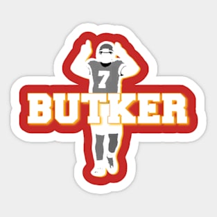 Harrison butker Sticker